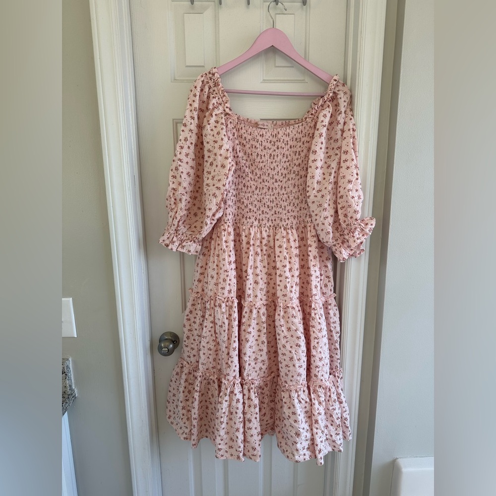 Ivy City Co Madeline in Pink Dress